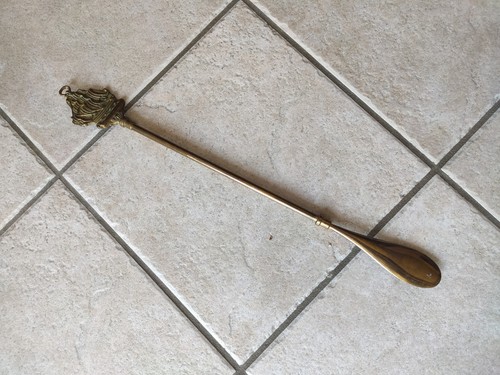 Schuhanzieher messing mit - messing,