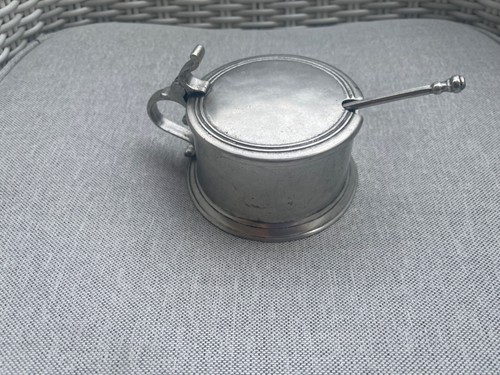 Antikes zinn schale - schale, /
