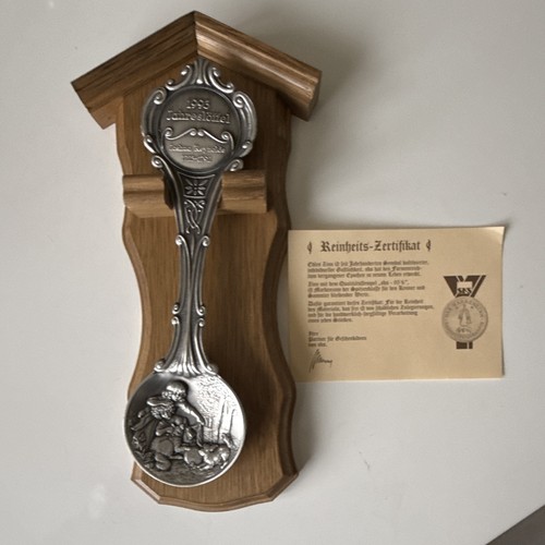 Zinn jahreslöffel 995 motiv - 995,