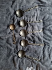 5 x Zinnlöffel Zinn Rein + 1