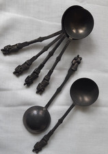 6 Stück Zinnlöffel