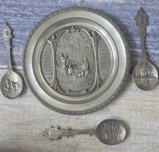 Zinn WMF Teller Karl Spitzweg