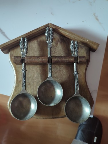 Zinn sammellöffel set - zinn-sammellöffel-set, mit