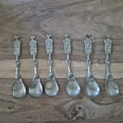 6er set zierlöffel aus - zierlöffel,