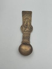 Alter Messing Löffel mit