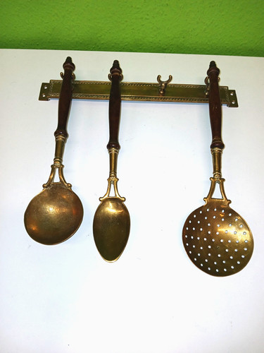 Küchenutensilien set messing - küchenutensilien,